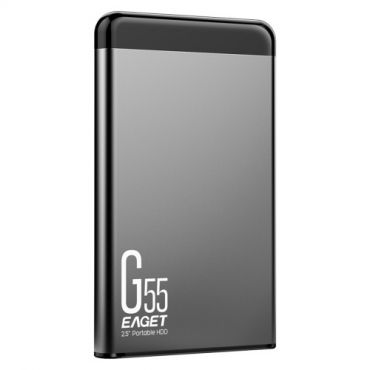 EAGET G55 500GB USB3.0 Mobile Hard Disk 2.5 inch Metal Mobile HDD High-speed Stable Shockproof Hard Drive Wide Compatibility