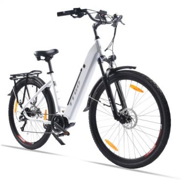 TTGO LK-ZZ-28ST City Electric Bike 700C*45C Tires Women's E Bikes 250W Motor 36V 20AH Battery 25km/h Max Speed 180km Range Hydraulic Disc Brake Shimano 9 Speed
