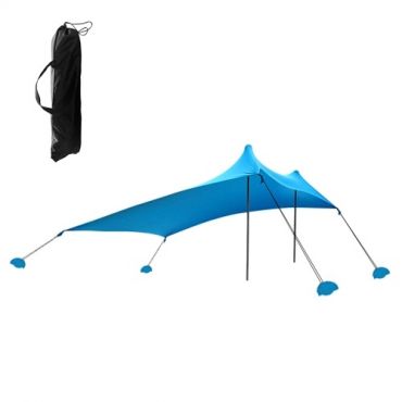 Beach Tent Sun Shelter with Sandbags