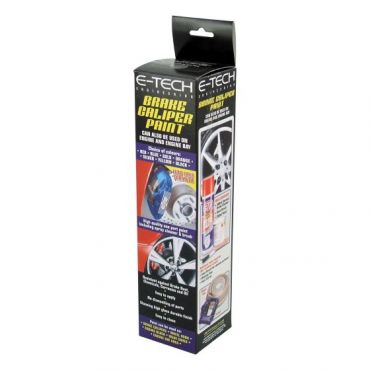 E-Tech Engineering Brake Caliper And Engine Bay Paint - Silver, Black/silver
