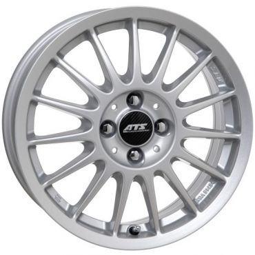 ATS Streetrallye Alloy Wheels In Polar Silver Set Of 4 - 16x6 Inch ET45 4x100 PCD 63.3mm Centre Bore Polar Silver, Silver