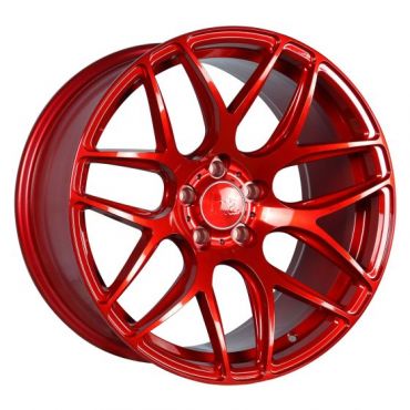 Bola B8R Alloy Wheels In Candy Red Set Of 4 - 18x9.5 Inch ET40 5x100 PCD 72.6mm Centre Bore Candy Red, Red