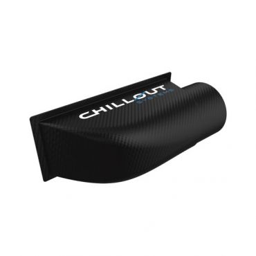 ChillOut Motorsports Quantum Cooler 90 Degree Carbon Fibre Air Plenum - 4" (100mm) Diameter Inlet
