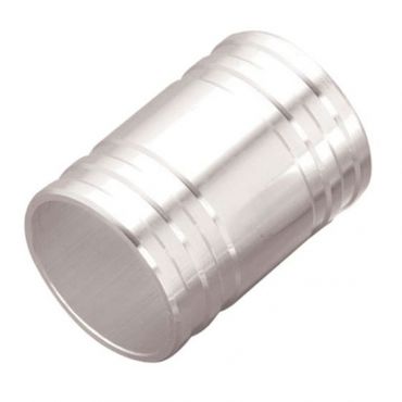 Revotec Aluminium Hose Inserts - For 40mm Bore Hose 50mm Long, Silver