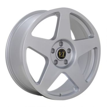 6Performance Loaded 2 Alloy Wheels In Silver Set Of 4 - 20x8.5 Inch ET45 5X120 PCD 72.6mm Centre Bore Silver, Silver