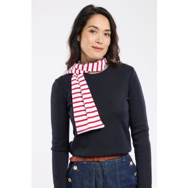 Echarpe rayée Pagaie - coton épais