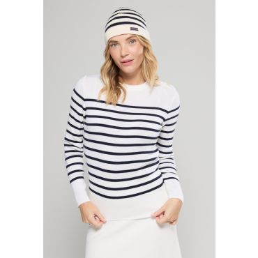 Pull marin rayé Briac - laine mérinos