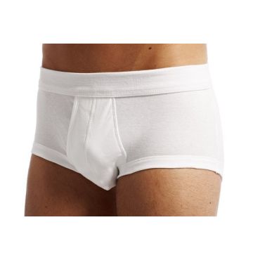 Slip ouvert ceinture latex - coton peigné
