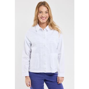 Veste courte boutonnée - coton