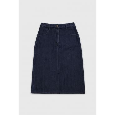 Jupe en jean Squaw coupe droite - coton