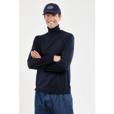 Pull col roulé - laine mérinos
