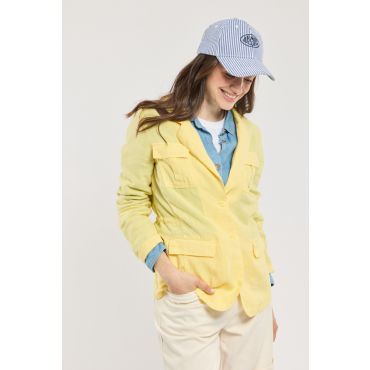 Veste saharienne en lin Sienna