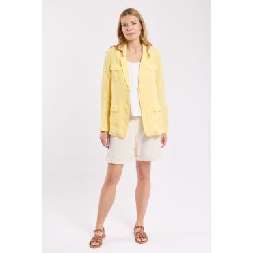 Veste saharienne en lin Sienna
