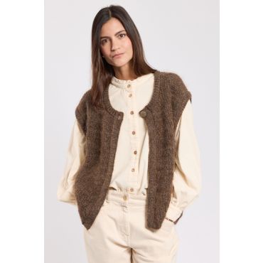 Gilet sans manche Ysée - mohair