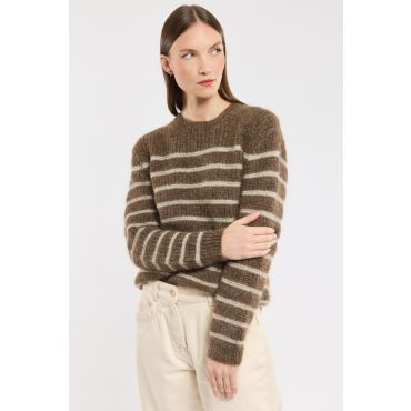 Pull rayé Lior - mohair