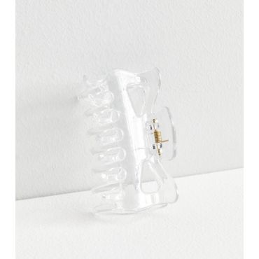 Clear Cut Out Large Hair Claw Clip New Look