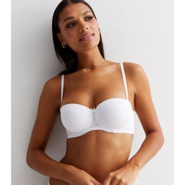 Women's White Strapless Bra New Look