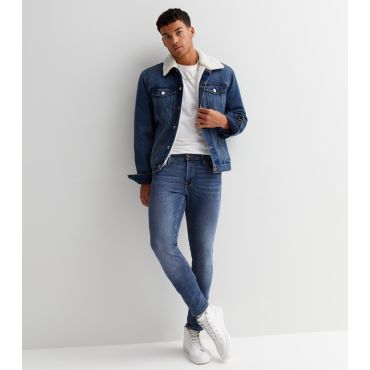 Men's Blue Regular Fit Jeans Jack & Jones New Look
