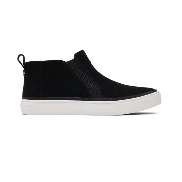 Women's Black Suede Slip On Espadrilles Toms New Look