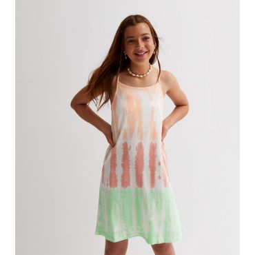 Multicoloured Strappy Mini Dress Name It New Look