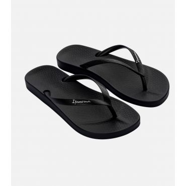 Women's Black Anatomic Lolita Flip Flops Ipanema New Look