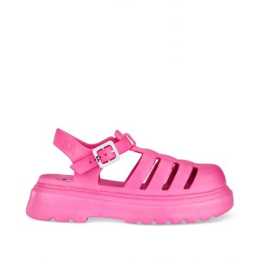 Women's Pink Chunky Jelly Sandals JuJu New Look