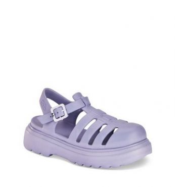 JUJU Lilac Chunky Jelly Sandals New Look