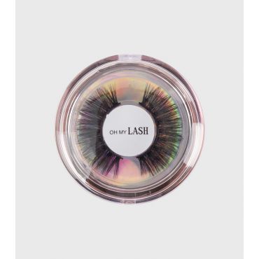Black Faux Mink Filter False Eyelashes OH MY LASH New Look