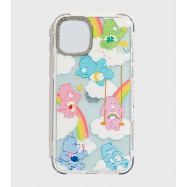 Multicoloured Care Bear iPhone Shock Case Skinnydip New Look
