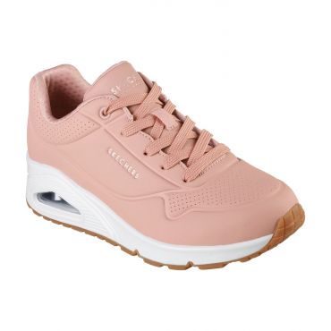 Women's Mid Pink Stand On Air Trainers Skechers New Look