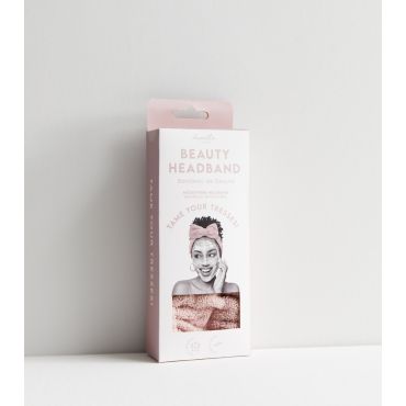 Creations Pink Microfibre Beauty Headband Danielle New Look