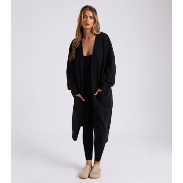 Women's Black Longline Cardigan Urban Bliss New Look