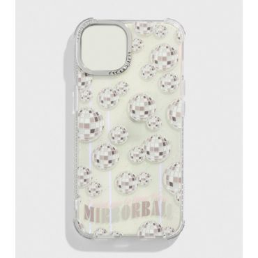 Silver Mirrorball Shock iPhone Case Skinnydip New Look