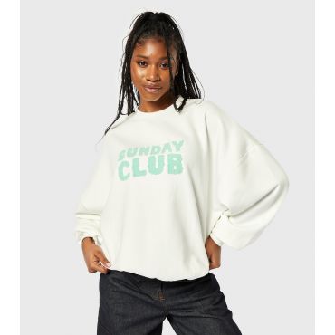 Women's White Sunday Club Sweatshirt Skinnydip New Look