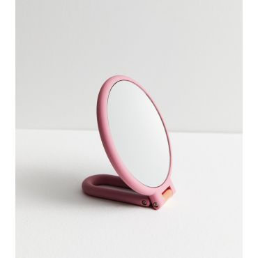 Creations Pink Folding Compact Mirror Danielle New Look