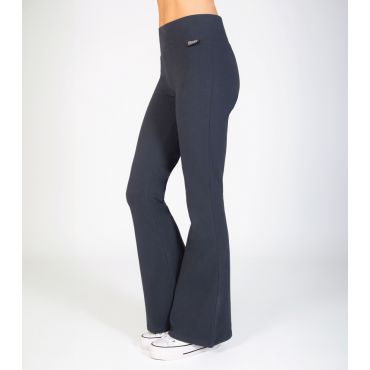 Women's Dark Grey Flared Trousers Pineapple New Look