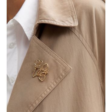 Gold Love Brooch New Look