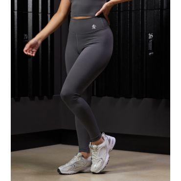 Women's Dark Grey Gym Leggings Gym King New Look