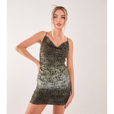 Women's Khaki Ombre Mini Dress Pink Vanilla New Look