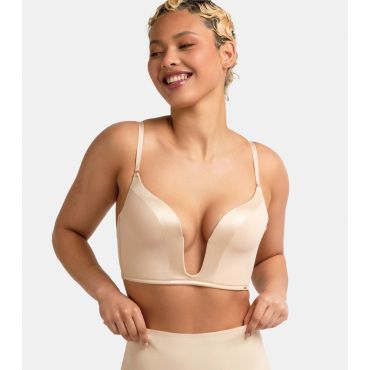 Women's Pale Pink Plunge Bra Dorina New Look