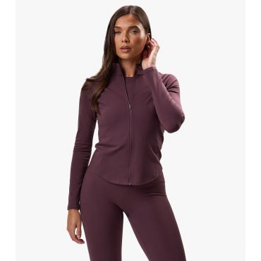 Women's Plum Luxe Full Zip Jacket Gym King New Look