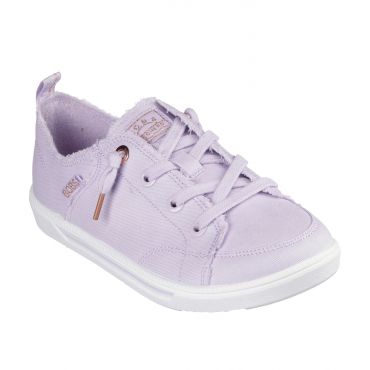 Women's Lilac BOBS B cute Canvas Trainers Skechers New Look