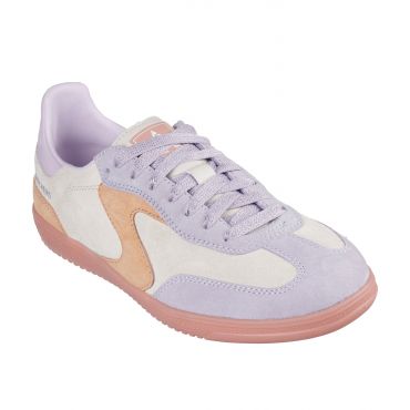 Women's Purple Suede Hotshot Kick Off Suede Trainers Skechers New Look