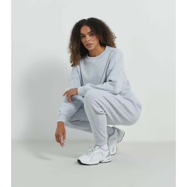 Women's by Zara McDermott Light Grey Chunky Knit Joggers Rise New Look