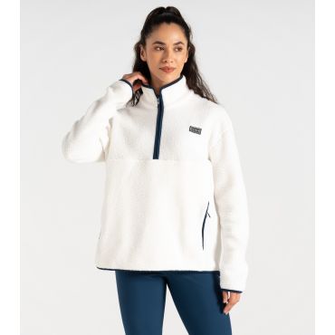 Women's White Slide Out Half Zip Fleece Dare 2b New Look