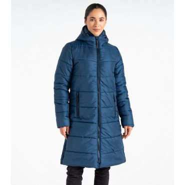 Women's Blue Distinguish Long Padded Jacket Dare 2b New Look