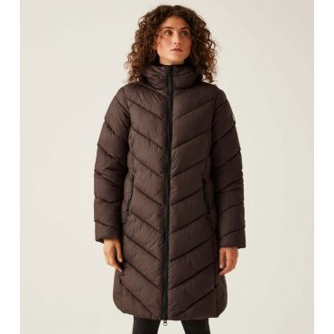 Women's Brown Hooded Tiered Jacket Regatta New Look