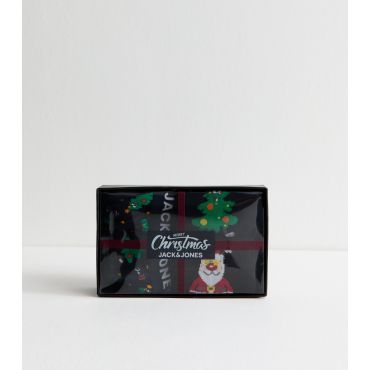 Men's Navy Boxers And Socks Gift Set Jack & Jones New Look