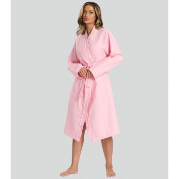 Women's Pink Waffle Robe Loungeable New Look