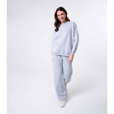 Women's Blue Diamante Embellished Jogger Set Blue Vanilla New Look